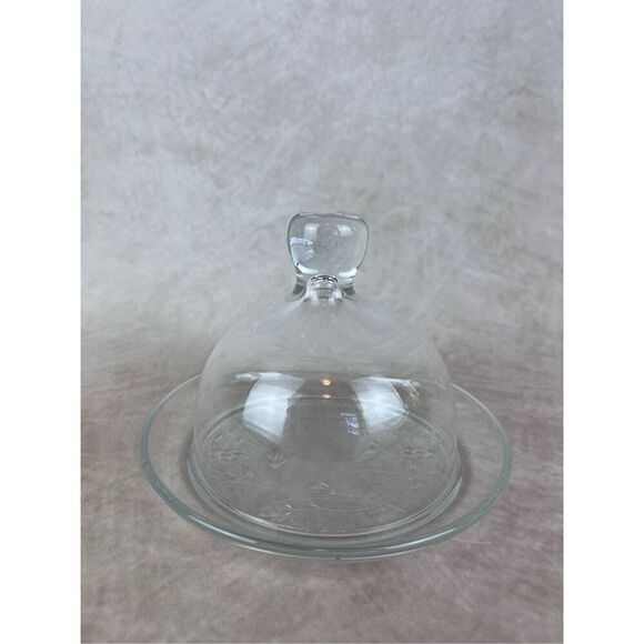 Vintage Princess House Round Butter Dish - Picture 1 of 8